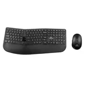 Volkano Set Bežicna tastatura + Bežicni miš VK-20302-BK, Crni