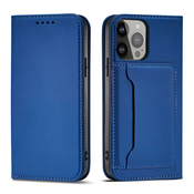 Modni etui/ovitek za Samsung S23 Ultra, žepek, Moder