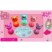 shumee ESTETICA Chlapu Chlap Girl Power set [3 obročki, laki za nohte 5x5 ml]