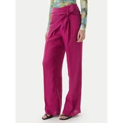 Marella Hlače iz tkanine Solista 2613131114 Roza Relaxed Fit