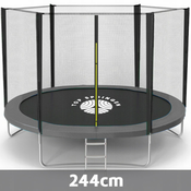 Top Springen Trambolina 244cm sa merdevinama Siva