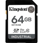 Kingston Industrial/SDXC/64GB/UHS-I U3/Class 10