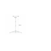LED reflektor 2x30W +stojalo 5500K 80lm/W IP65 – komplet