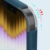 Maska za iPhone 15 Nillkin Super Frosted Shield Pro plava