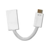 Qoltec adapter Mini DVI moški | HDMI ženski | 0,15 m