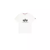 ALPHA INDUSTRIES Majica črna/bela
