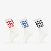 Nogavice Vans Classic Check Crew 3-Pack White XL