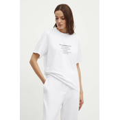 Pamučna majica Victoria Beckham za žene, boja: bijela, 1324JTS005691A