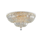 Maytoni DIA100-CL-16-G - Stropna svetilka BASFOR 16xE14/60W/230V zlata