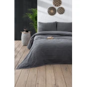 Lessentiel Maison Komplet posteljine Sedef, 210x220 cm, Antracit