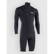 Ion Element 2/2 Shorty Ls Front Zip Wetsuit black