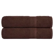 Rucnici za ruke FROGN 2 kom. Smedi 50x100 cm 360 g/m2
