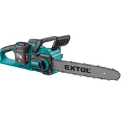 EXTOL akumulatorska verižna žaga SHARE20 V, 40 cm, BREZKRTAČNA, 2 x 4 Ah 8791920