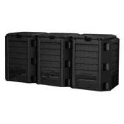 Prosperplast Prosperplast COMPOGREEN kompostnik 1200 l (3x400 l), črn, plastičen
