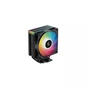 DEEPCOOL hladnjak za procesor AG400 BK ARGB V2, univerzalni R-AG400-BKAMMN-GJD