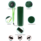 Gembird SMART-DOG-FLASHLIGHT-AGG-01 powerful ultrasonic dog repeller portable dog chaser for Insect