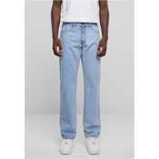 Mens Straight Fit Heavy Ounce Jeans Light Blue