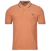 Fred Perry Polo majice kratki rokavi TWIN TIPPED FRED PERRY SHIRT Oranžna