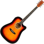 Pasadena PDC-10E Vintage Sunburst Elektro-akusticna dreadnought (Kao novo)