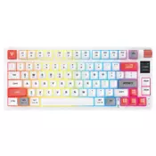 Tastatura mehanicka Gaming Fantech MK917 RGB Atom PRO79 Wireless bela (Red switch)