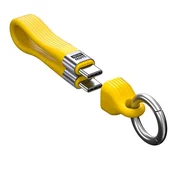 Mobile-origin CB17 USB-C kabel za ključe, 13 cm, rumeni (MO-UK-CB17-YLW)