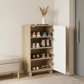 vidaXL Omarica za čevlje 48 x 38 x 87,5 cm Konstruiran les