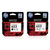 Komplet 2 kartuš HP 653/DeskJet Plus Ink Advantage 6000, 6075, 6400, 6475 - črna, barvna