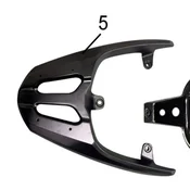 Zadnji paktreger za skuter Motovene New Flash HF, crni