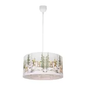 Deciji luster KIDS ROOM 1xE27/60W/230V, precnik 40 cm, sa motivom životinja