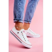 BIG STAR SHOES Big Star Womens White Sneakers