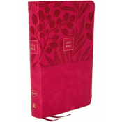WEBHIDDENBRAND NKJV, End-of-Verse Reference Bible, Personal Size Large Print, Leathersoft, Pink, Red Letter, Comfort Print