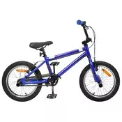 vidaXL BMX Kolo 16 Palcev za 5-8 let Temno modra
