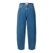 SELECTED Kavbojke SLWBARREL BEA-KORI moder denim