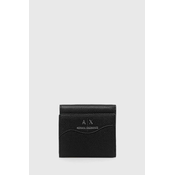 Denarnica Armani Exchange ženski, črna barva