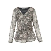 KOROSHI Bluza mornarska/rjava/zelena/bela