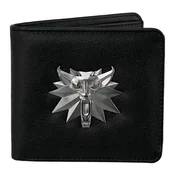Novcanik The Witcher - White Wolf Bi-Fold Wallet Black