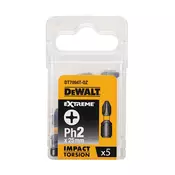 DEWALT VIJAČ PH2/25 IR TORSION ZA UDAR. VIJAČ. 5KOM DT7994T