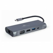 USB 7-in-1 Type-C Multi-port adapter Gembird A-CM-COMBO7-01