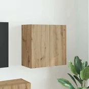 vidaXL TV stenska omara Umetni hrast 59,5 x 31 x 60 cm Konstruiran les