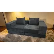 Vakuumsko pakiran kavč Milo - siv