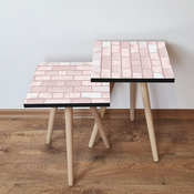 HANAH HOME Set 2 stočića 2Shp316 Pink