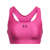 Under Armour HG ARMOUR MID PADLESS, ženski sportski top, roza 1373865