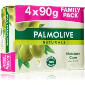 Palmolive Naturals Aloe&Olive toaletno milo, 90g, 3+1