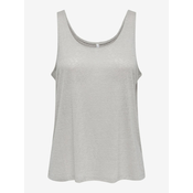 Light grey womens tank top ONLY Frida - Women