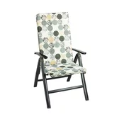 Sedež za vrtni stol - 47x115 cm - Plesna siva, bela