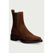 Copenhagen gležnjarji ženski semiš vintage suede