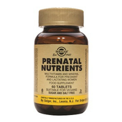 Solgar Prenatal Nutrients, 60 tablet