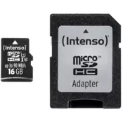 Intenso microSDHC-kartica 16 GB Intenso Professional Class 10, UHS-I uklj. SD-adapter
