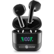 Music Sound 8018080488603 Slušalice Bežicno U uhu Pozivi/glazba Bluetooth Crno