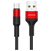 USAMS USAMS PLETENI KABEL U5 2A MICRO USB RDEČ 1.2M ZA TELEFON, (21980345)